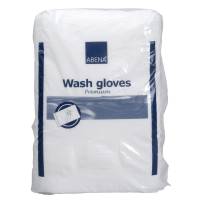 Molton engangs vaskehandske, 23x16cm hvid ultrasonic sealed