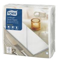 Tork Premium Linstyle middagsserviet 1/8 fold 39x39cm hvid