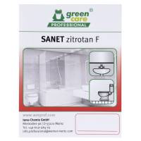 Green Care Professional Etiket t. sanitetsrengøring Sanet Zitrotan F