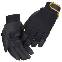 All-round handske kunstlæder velcro touch screen Str.8 sort
