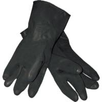 Engangshandske latex pudderfri nr 10 sort