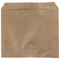 Brødpose, 11x10,5x10,5cm, 40 g/m2, brun, papir, uden rude, engangs