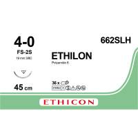 Ethilon II sutur 45cm PA (nylon) 4-0 FS-2 nål monofil 662SLH sort