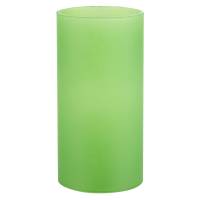 Basic stage 14cm, Ø7cm glas frosted limegrøn