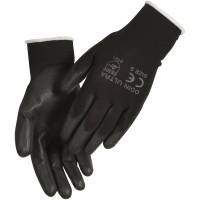 ODIN Ultra fingerdyppet PU handske Str. 8 sort PU