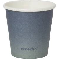 Duni Ecoecho expresso kaffebæger 100% komposterbar 5,5 cl gråblå