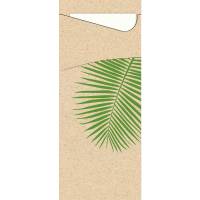 Duni Leaf bestikserviet 2-lags 1/8 fold 19x8,5cm natur