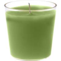 Duni Switch & Shine Refill glaslys 30 timer paraffin/glas leaf green