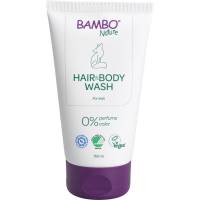Bambo Nature Hair & bodywash uden farve og parfume 150ml