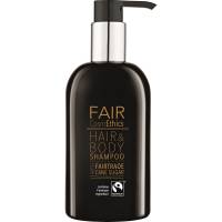 Hår og bodyshampoo Fair Cosmethics Fairtrade 300ml sort