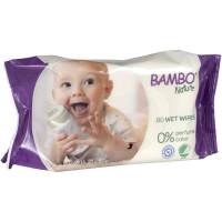 Bambo Nature vådserviet 15x20cm, 80stk hvid, engangs