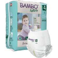 Bambo Nature svanemærket børne buksebleer str.4, 7-12 kg