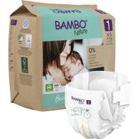 Bambo Nature ECO børneble 1 tapeble 2-4 kg Svanemærket