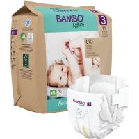 Bambo Nature svanem&aelig;rket b&oslash;rne bleer str. 3, 4-8 kg