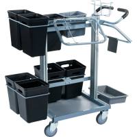 Tina Trolleys Affaldsvogn til kildesortering s&oslash;lv