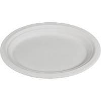 Gastro-Line Fibertallerken 19x26cm fremstillet af sukkerr&oslash;r oval hvid