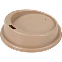 Gastro-Line L&aring;g &Oslash;7,9cm PP til kaffeb&aelig;ger til flergangsbrug  beige