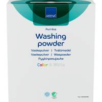 Vaskepulver, ABENA Puri-Line, kul&oslash;rt og hvidt, uden farve og parfume, 5 kg