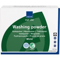 Vaskepulver, ABENA Puri-Line, hvidt, uden farve og parfume, 1,65 kg