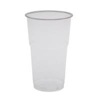 Gastro drikkeglas with a step 12,8cm Ø7,82cm 30cl 35cl RPET klar