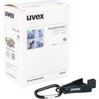 Uvex handske clip PC med karabiner sort