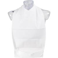 Finess Spisestykke 2-lags 70x37cm LDPE/nyfiber med bindeb&aring;nd engangs hvid