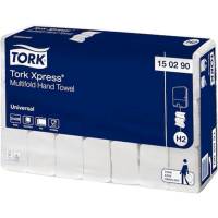 H&aring;ndkl&aelig;deark, Tork H2 Advanced, 2-lags, Z-fold, 25,5x19,6cm, 8,5 cm, hvid, genanvendt papir