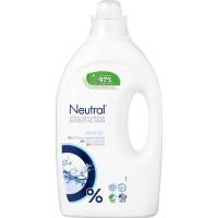 Neutral tøjvask 1,25 liter hvidt uden farve og parfume