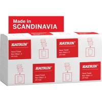 Katrin Håndklædeark 2-lags W-fold 32x20,3cm 8 cm nyfiber hvid