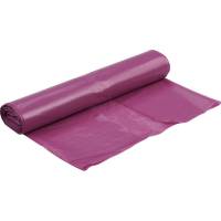Affaldss&aelig;k 60 liter LDPE/genanvendt 55x103cm klar lilla