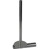 Toiletpapir dispenser 9,7x6x21cm klar til v&aelig;gmontering til 2 alm. toiletruller krom