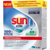 Sun Professional opvasketabs all-in-one vandopl&oslash;selig folie