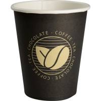 Gastro Coffee-to-go kaffebæger Beans pap/PE 24 cl sort