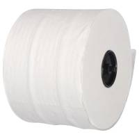 Toiletpapir 9,80 cm x 100 m 800 ark til systm disp hvid