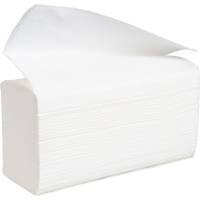 Håndklædeark 3-lags W-fold 32x23,5cm 8 cm 100% nyfiber hvid
