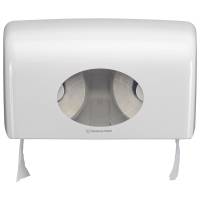 Kimberly-Clark dispenser til 2 ruller toiletpapir hvid