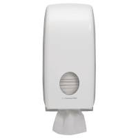 Kimberly-Clark Dispenser til toiletpapir i ark mini Aquarius hvid