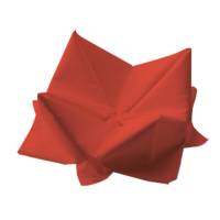 Duni middagsserviet 3-lags 1/4 fold 40x40cm nyfiber rød
