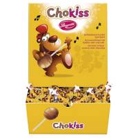 Choko-Kiss slikkepinde overtrukket med chokolade 120 stk.