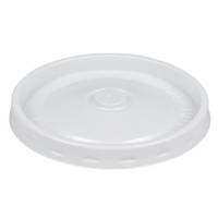 Låg til Ripple Wrap Uni-cup polystyren hvid