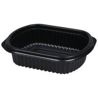 Bakker, 15,7x12,7x4,1cm, 357 ml, 357 ml, sort, PP, 1-rums, take away