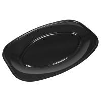 Serveringsfad, 45,5x30,5x3cm, sort, EPS, mellem
