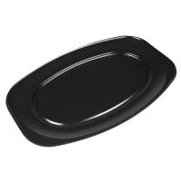 Serveringsfad, 55x35x3cm, sort, EPS, stor