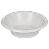 Plasttallerken standard polystyren 16,50cm hvid