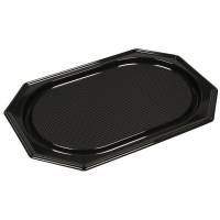 Serveringsfad 45x30x3cm RPET mellem sort