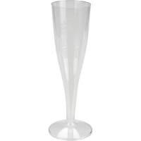 Gastro champagneglas 17cm PS plast 10cl klar