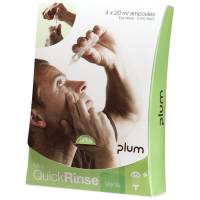 Plum øjenskyl QuickRinse Mini 8,5x10,5cm 20ml klar steril