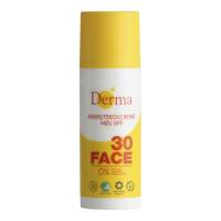 Derma Ansigtssolcreme SPF 30 med Aloe Vera og Pentavitin 50ml