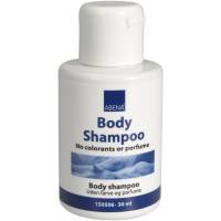 Hår og bodyshampoo 30 ml PE uden farve og parfume