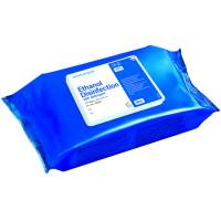 Wet Wipe Overfladedesinfektion servietter med ethanol blå